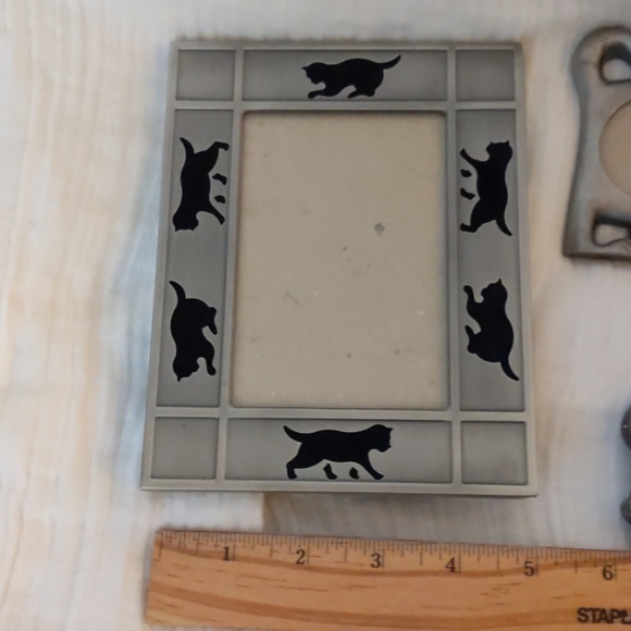 Lot of cat frames in silver and black - Picture 2 of 7